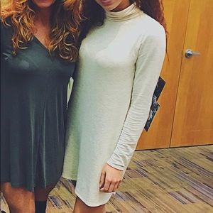 Perfect turtleneck dress!